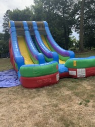 dual 1749759119 18' Dual Lane Dry Slide