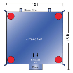 new20mod20house20layout 1749757066 Modular Bounce House (Themes Available Below)