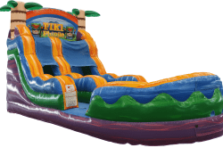 18' Tiki Plunge Water Slide