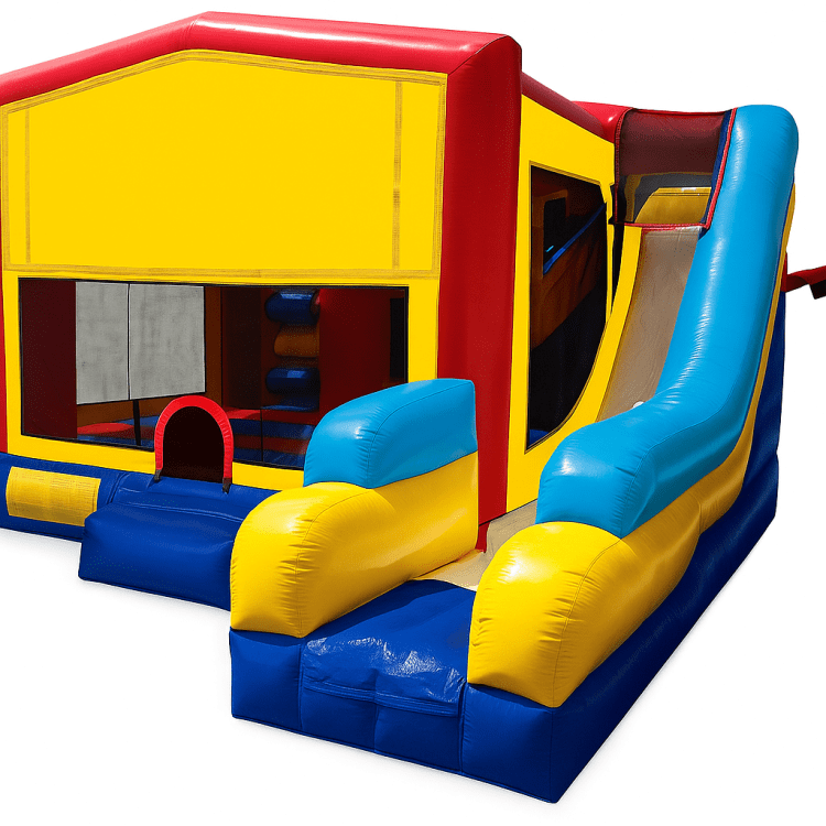 Modular 7 in 1 Combo Bounce House (Themes Available Below) Modular 7 in 1 Combo Bounce House (Themes Available Below)